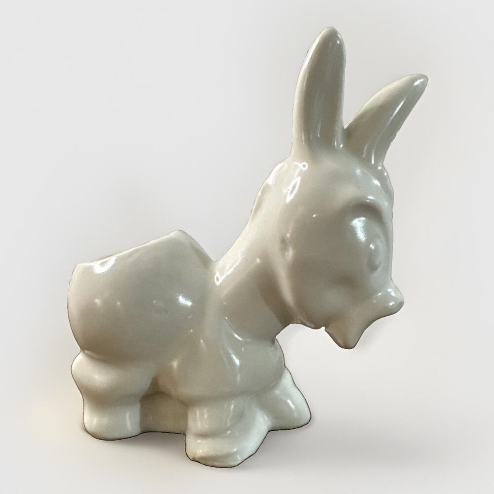 McCoy Donkey / Burro Planter Vintage 1940-1950s Art Deco Pottery